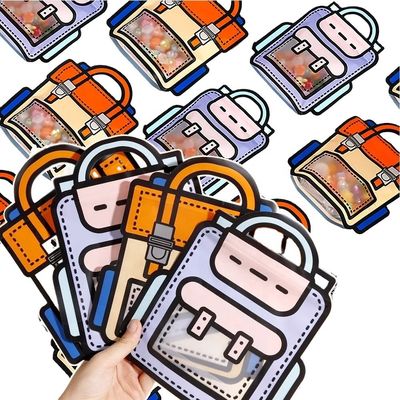 Bolsa de regalo de plástico en forma de cremallera