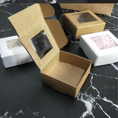 Papel de artesanía cuadrado transparente Accesorio Tarjeta blanca Regalo de regalo Estampado directo y caliente