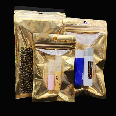 Bolsa de plástico de aluminio laminada de varias capas con cerradura con cremallera Bolsa Mylar de 0,08 mm de espesor