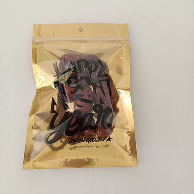 Bolsa de plástico de aluminio laminada de varias capas con cerradura con cremallera Bolsa Mylar de 0,08 mm de espesor