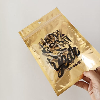Bolsa de plástico de aluminio laminada de varias capas con cerradura con cremallera Bolsa Mylar de 0,08 mm de espesor