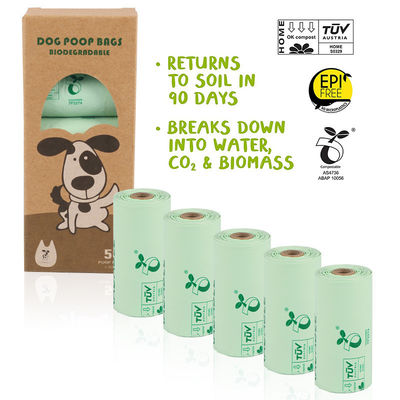 PBAT PLA maíz y almidón chaleco estilo bolsa para basura compostable en entornos asépticos