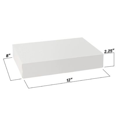 Producción anual Caja de pasteles de cartón blanco más amplio para productos para el hogar