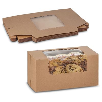 Caja de pasteles de proceso de golpes de longitud de mano para bocadillos occidentales y envases de panadería