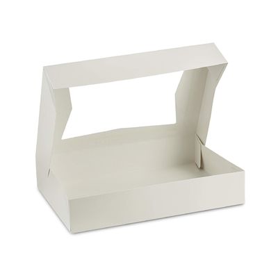 Cajas de pasteles Kraft personalizadas de 12x8x2.25 pulgadas para envases ecológicos