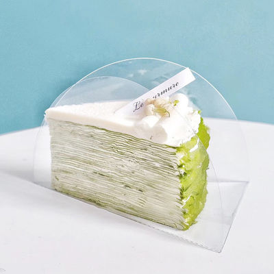 Material de película PET de nivel alimentario Caja de pastel de pan transparente para pasteles de boda pequeños