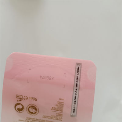 Envase cosmético con tapa redonda, bolsillo biodegradable, enchufe y marca personalizada