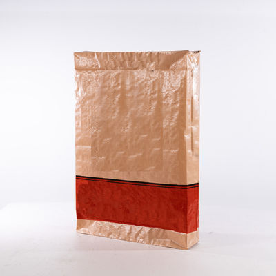 20kg 25kg 40kg 50kg Bolsa de cemento de mortero seco con papel kraft de pared múltiple de color personalizado