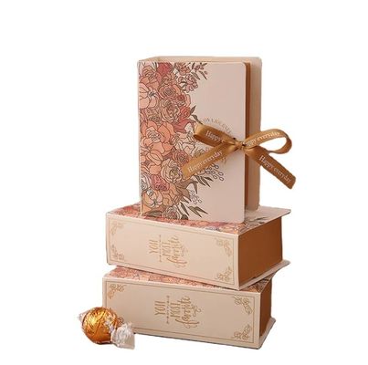 Material de embalaje Logotipo personalizado Caramelo magnético Embalaje de chocolate con color personalizado