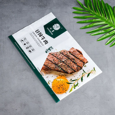 Otras bolsas de plástico compuesto para el cuidado personal para carne congelada con material