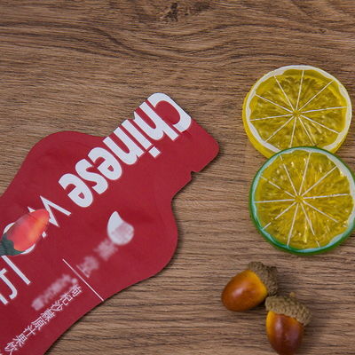 Diseño gratuito de tres lados de sellado de jugo de papel de aluminio bolsa de embalaje para el pedido personalizado líquido