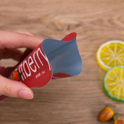 Diseño gratuito de tres lados de sellado de jugo de papel de aluminio bolsa de embalaje para el pedido personalizado líquido