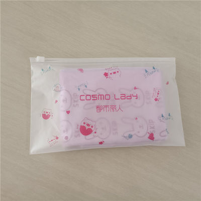 Logotipo personalizado embalaje de ropa bolsa de cremallera para ropa congelada reutilizable plástico
