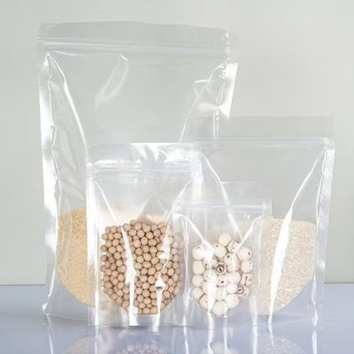 Embalaje de plástico para frutas secas y granos diversos Bolsa de cierre con cremallera autoportante