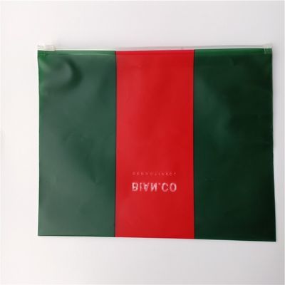 Pvc biodegradable impermeable de plástico de bolsas de cierre organizador de almacenamiento para el mango de sellado