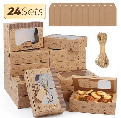 Caja de postres de pastel de acrílico para regalo logotipo personalizado cuadrado recipientes de plástico transparente mousse taza