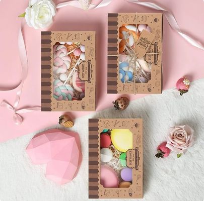 Caja de postres de pastel de acrílico para regalo logotipo personalizado cuadrado recipientes de plástico transparente mousse taza