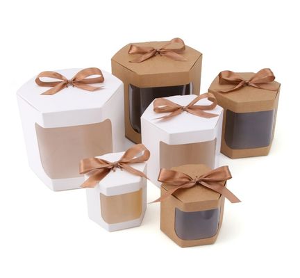 Elegante cuadrado blanco personalizado 4 6 8 10 12 14 pulgadas Pan de ventana Bote de pastel de pan de boda de cumpleaños