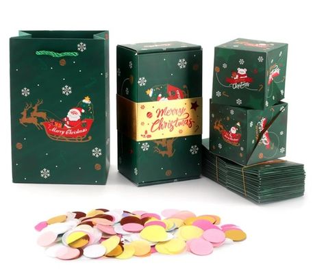 Material de embalaje Caja de regalo sorpresa de cumpleaños DIY Caja de regalo de fiesta favoritos de dinero divertido Caja de explosión