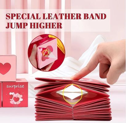 Material de embalaje Caja de regalo sorpresa de cumpleaños DIY Caja de regalo de fiesta favoritos de dinero divertido Caja de explosión
