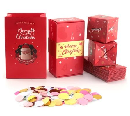 Material de embalaje Caja de regalo sorpresa de cumpleaños DIY Caja de regalo de fiesta favoritos de dinero divertido Caja de explosión