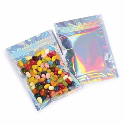 Impresión en grabado Embalaje de arco iris para bolsas de caramelo de aluminio a prueba de olor de 5 galones
