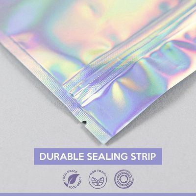 Impresión en grabado Embalaje de arco iris para bolsas de caramelo de aluminio a prueba de olor de 5 galones
