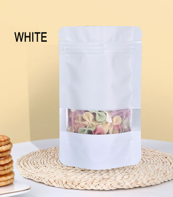 Embalaje de cierre con acabado mate para frutas secas Bolsa Kraft de pie
