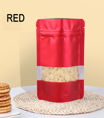 Embalaje de cierre con acabado mate para frutas secas Bolsa Kraft de pie