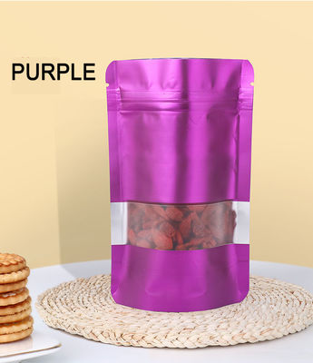 Embalaje de cierre con acabado mate para frutas secas Bolsa Kraft de pie