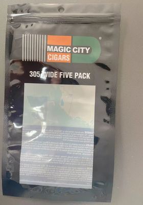 2023 Logotipo personalizado Bolsas biodegradables de cierre por cierre para hidratación Almacenamiento de cigarros Pedido personalizado