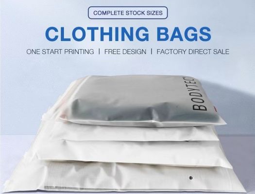 Bolsa holográfica Mylar para envases de ropa transparentes hecha de estructura de material PE