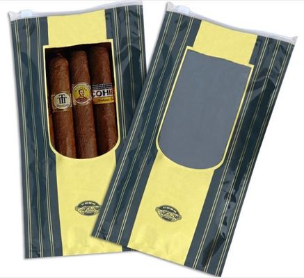 Bolsa de plástico de cigarrillo de espesor personalizado auto-sellado hidratante para llegadas 2023