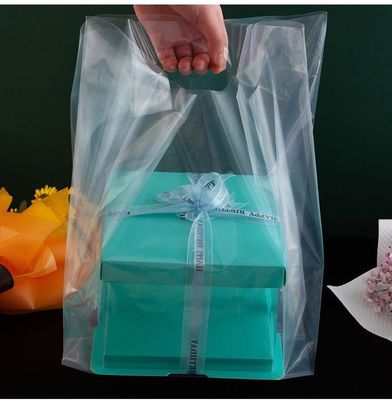 Estructura del material de plástico Tamaño personalizado Bolsa de torta aceptada para envases de salada