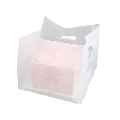 Estructura del material de plástico Tamaño personalizado Bolsa de torta aceptada para envases de salada