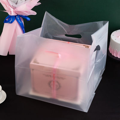 Estructura del material de plástico Tamaño personalizado Bolsa de torta aceptada para envases de salada