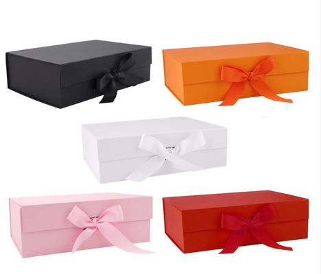 CMYK 4 Color Offest Impresión Customzied Papel de cartón de lujo caja de embalaje de regalo de boda