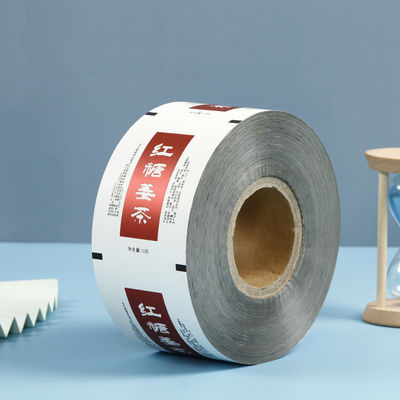 Las exigencias del cliente espesor PE laminado de aluminio de papel Instant Tea Powder Stick Wrapper