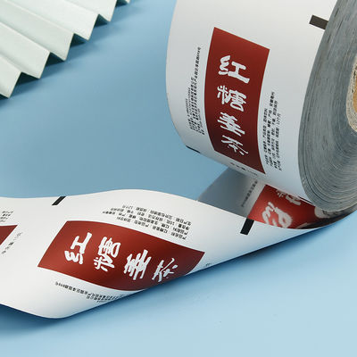 Las exigencias del cliente espesor PE laminado de aluminio de papel Instant Tea Powder Stick Wrapper