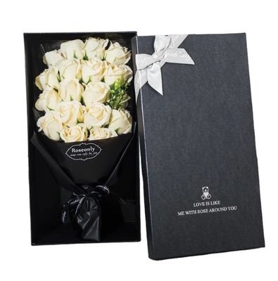 Paquete de color personalizado Regalo de papel para el día de San Valentín Exquisito embalaje de flores
