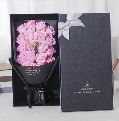 Paquete de color personalizado Regalo de papel para el día de San Valentín Exquisito embalaje de flores