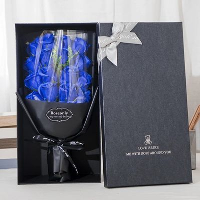 Paquete de color personalizado Regalo de papel para el día de San Valentín Exquisito embalaje de flores