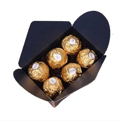 Impresión a medida Cajas de papel plegable de lujo Cajas de embalaje de papel elegante para chocolate