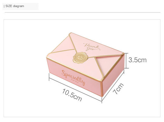 Impresión a medida Cajas de papel plegable de lujo Cajas de embalaje de papel elegante para chocolate