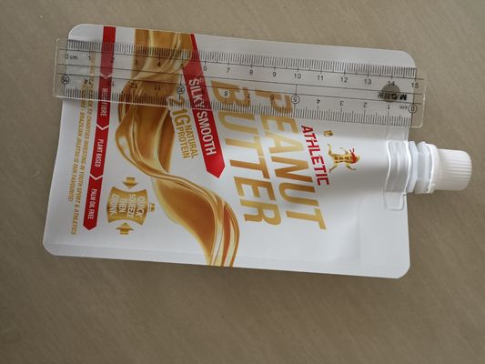 0.15MM espesor marrón Mylar 90g bolsa de aluminio para embalaje de puré de frutas