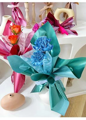 Muestra gratuita Impresión a medida Papel de envoltura de flores impermeable para ramos de floristas