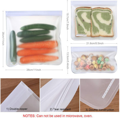 Bolsas de plástico transparentes con cierre de cremallera para alimentos para envases de botellas biodegradables a granel