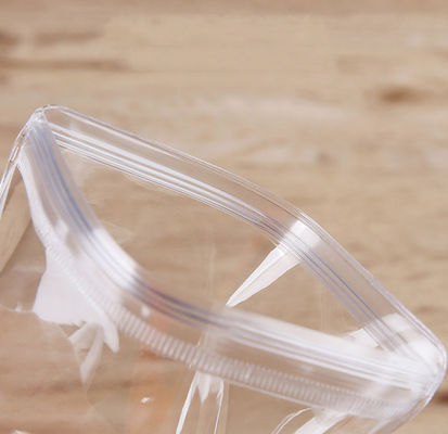 Bolsas de plástico transparentes con cierre de cremallera para alimentos para envases de botellas biodegradables a granel
