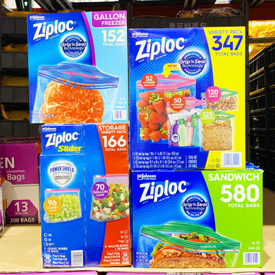 Bolsas de plástico reutilizables para sándwiches 580 347 166 152 14 para envases alimentarios