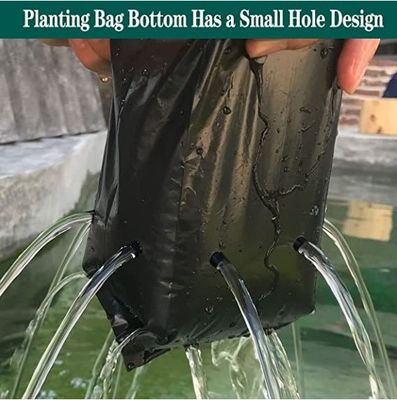 Bolso de plástico para jardinería de plantas de frutas, verduras y flores